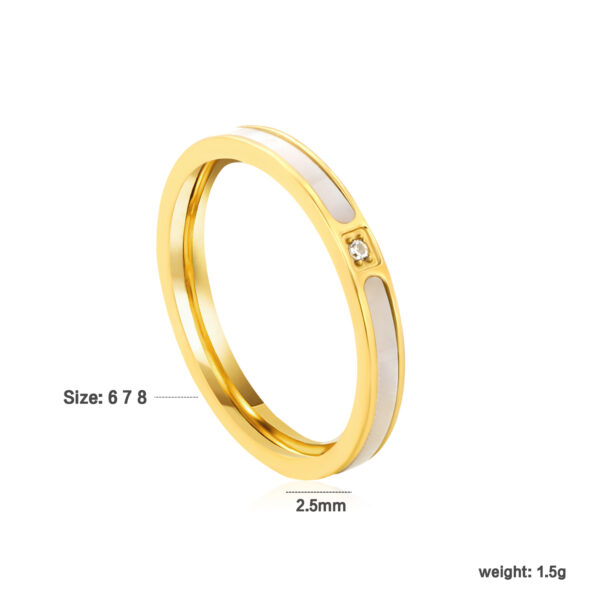 solitaire Accent ring