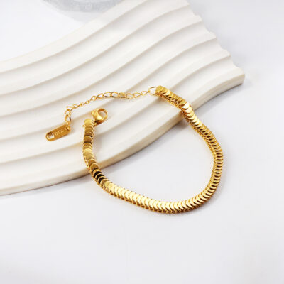 disc chain bracelet