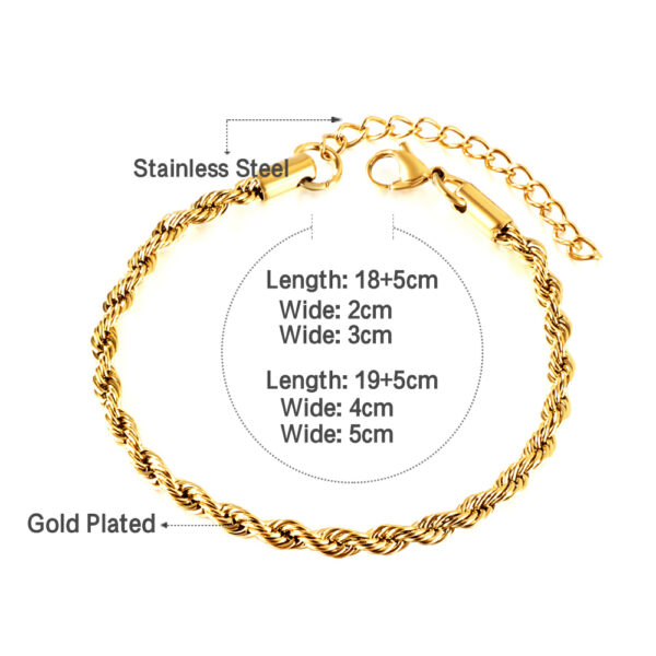 IMG_1297- Twisted Rope Chain Bracelet