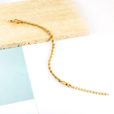 IMG_1322- Twisted Rope Chain Bracelet