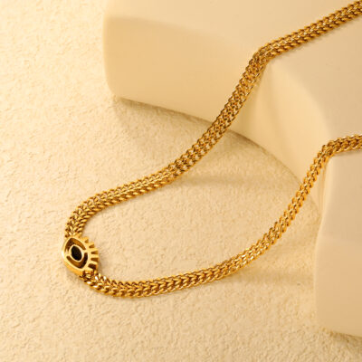 Chunky Chain Collar Necklace