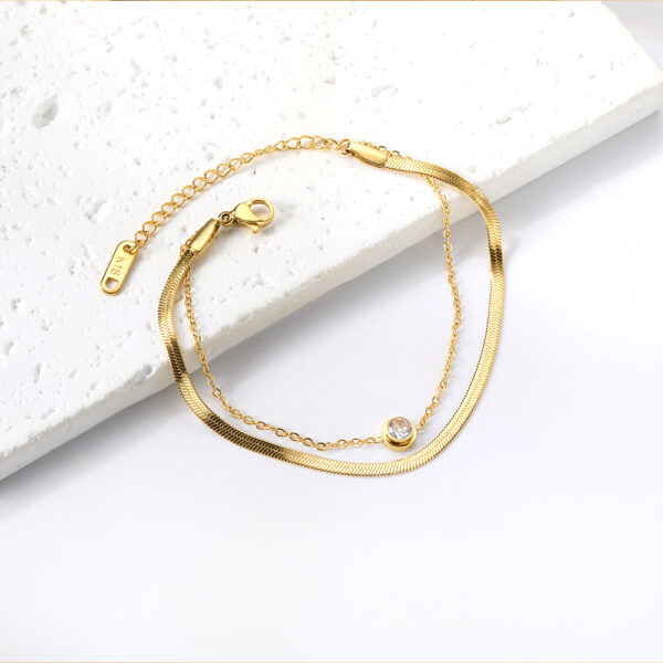 Axora double layer snake chain double layer snake chain