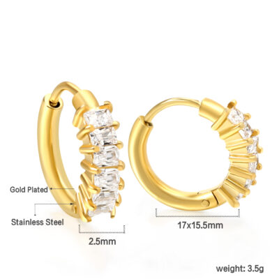 2P2A1384- Pavé Hoop Earrings