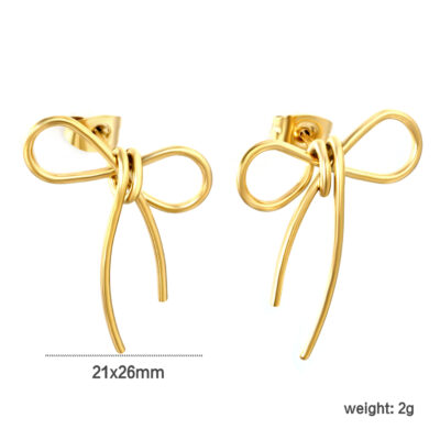 Bow Drop Earrings