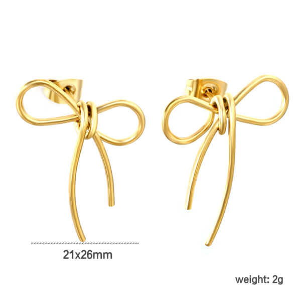Bow Drop Earrings