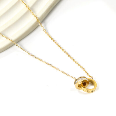 Gold Knot Pendant Necklace