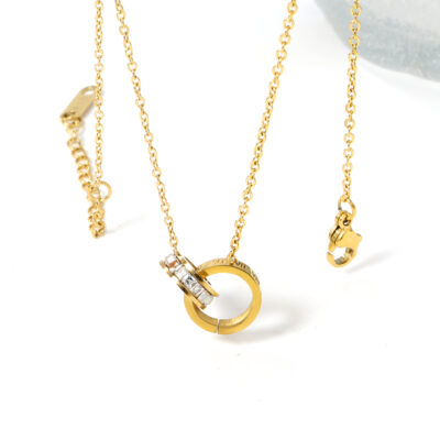 Gold Knot Pendant Necklace
