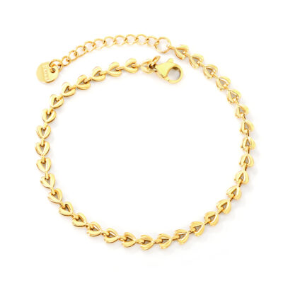 2P2A2865 Heart Link Bracelet