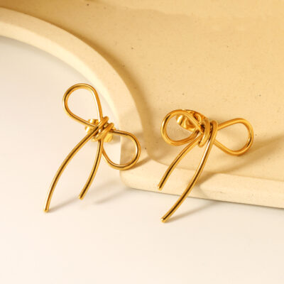Bow Drop Earrings