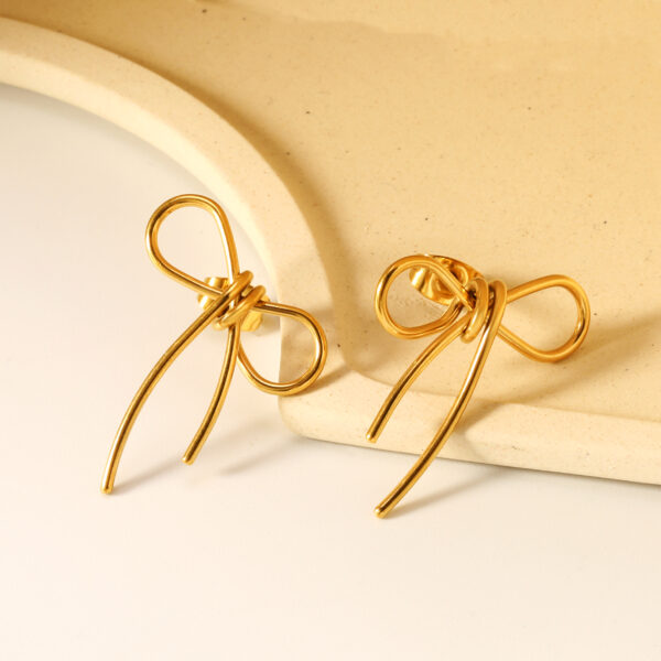 Bow Drop Earrings