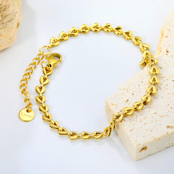 Axora Heart Link Bracelet Heart Link Bracelet