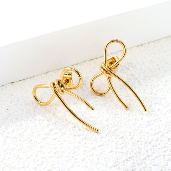 Bow Drop Earrings