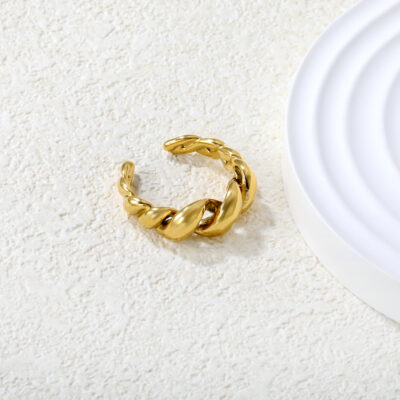 Twisted Rope Adjustable Ring