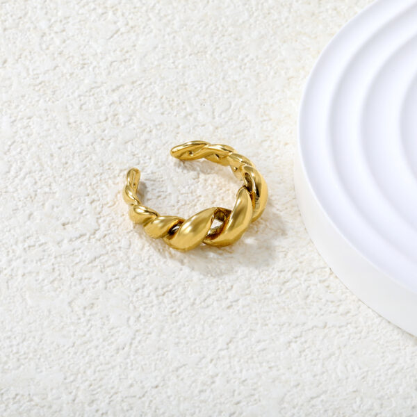 Twisted Rope Adjustable Ring