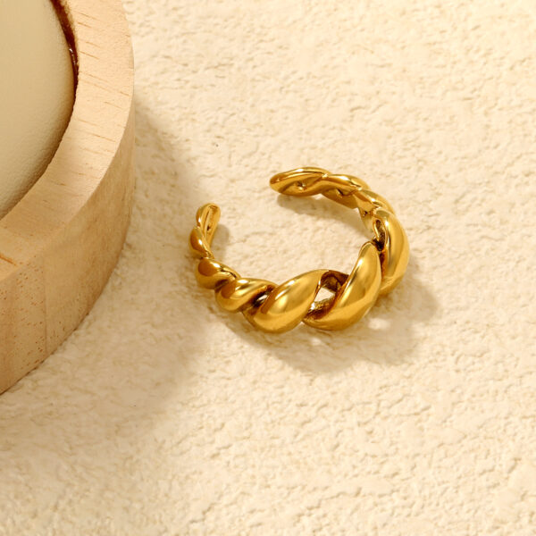 Twisted Rope Adjustable Ring