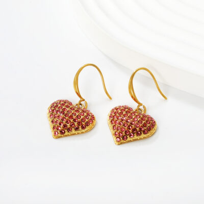 2P2A3937 Pink Gold Sparkling Heart Set