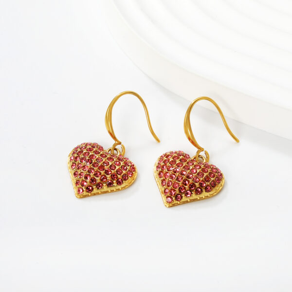 2P2A3937 Pink Gold Sparkling Heart Set