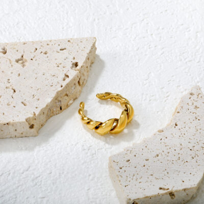 Twisted Rope Adjustable Ring