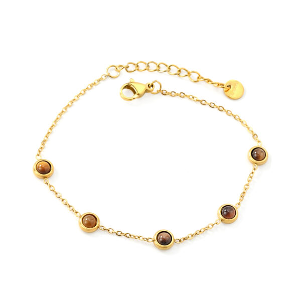 2P2A4735 Tiger Eye Station Bracelet