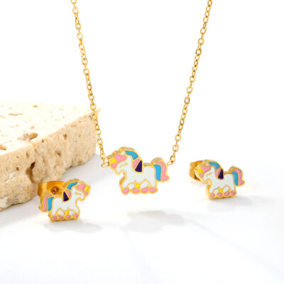 Axora Pastel Unicorn Jewelry Set Pastel Unicorn Jewelry Set
