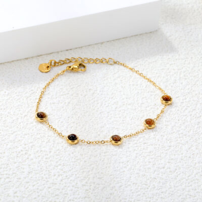 2P2A5121 Tiger Eye Station Bracelet