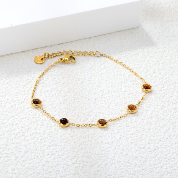 2P2A5121 Tiger Eye Station Bracelet