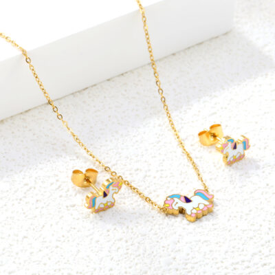 2P2A5157 Pastel Unicorn Jewelry Set