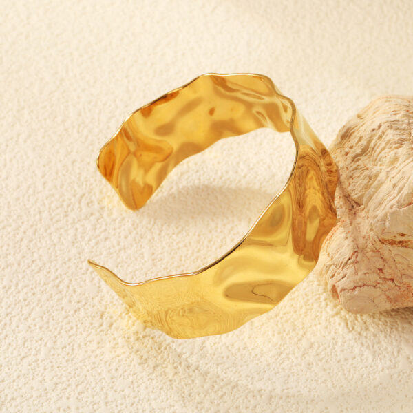 Organic Wide Cuff Bracelet