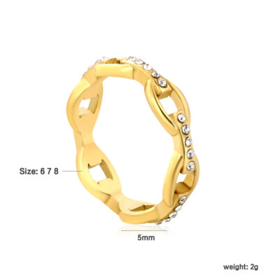 Crystal Edge Ring