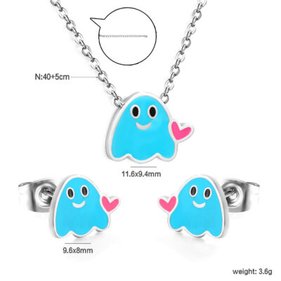 Blue Ghost Jewelry Set