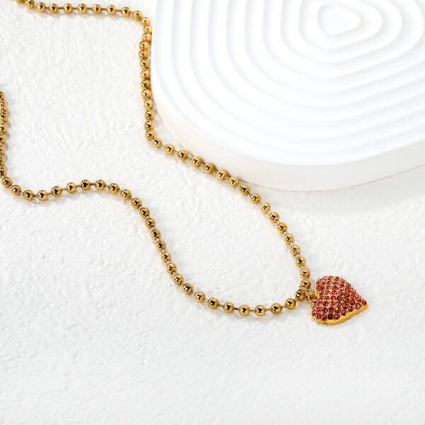 2P2A6277 Pink Gold Sparkling Heart Set