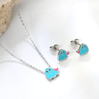 Blue Ghost Jewelry Set