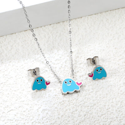 Blue Ghost Jewelry Set