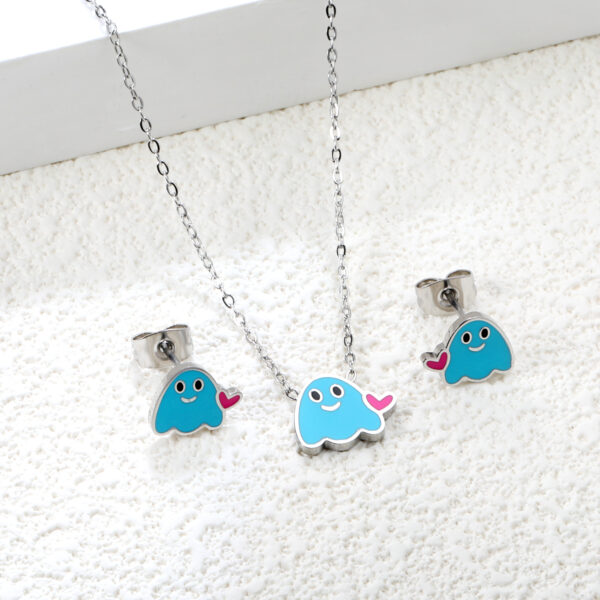 Blue Ghost Jewelry Set