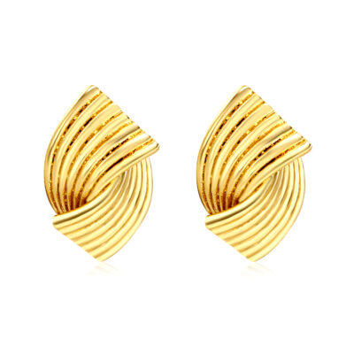 Fan-Shell Stud Earrings