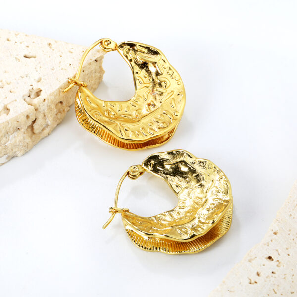 Sculptural Hoop Earrings