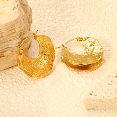 Sculptural Hoop Earrings