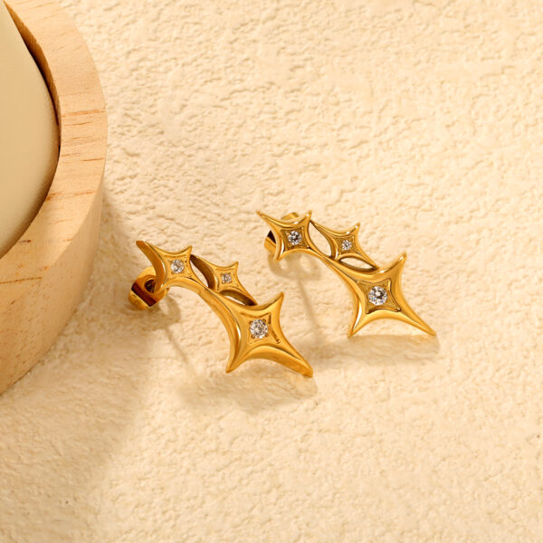 Star Drop Earrings