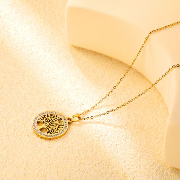 Tree of Life Coin Necklace