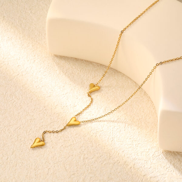 Axora Heart Lariat Necklace Heart Lariat Necklace