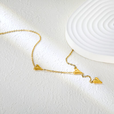 Heart Lariat Necklace