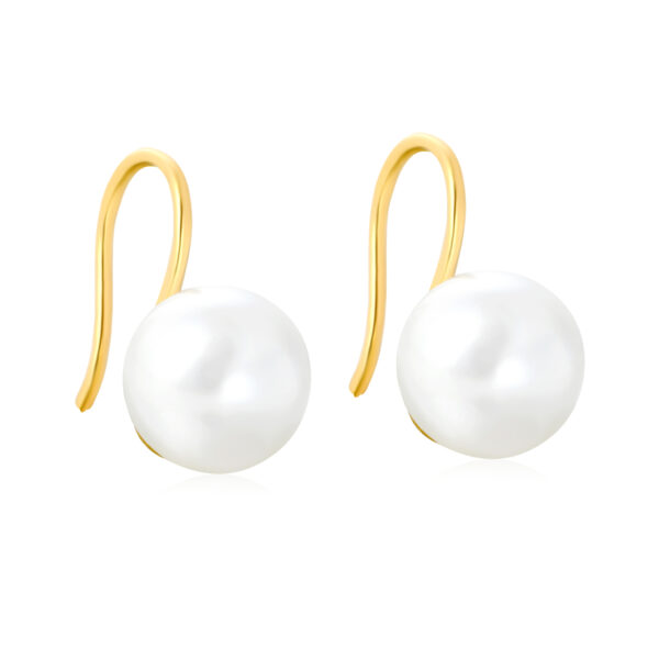 Pearl Drop Hook Earrings