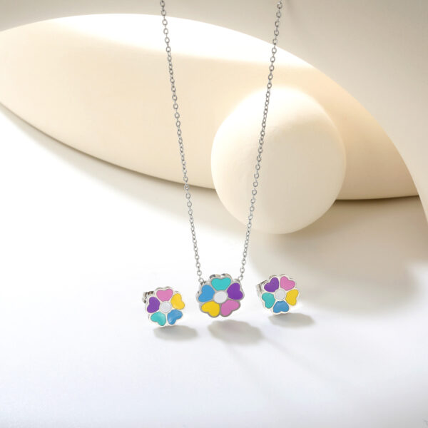 2P2A9274 Pastel Flower Jewelry Set