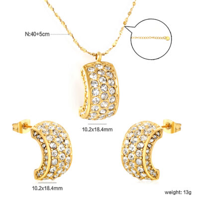 2P2A9640- Crescent Moon Jewelry Set
