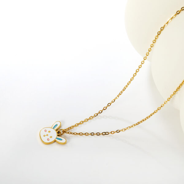 Bunny Enamel Necklace