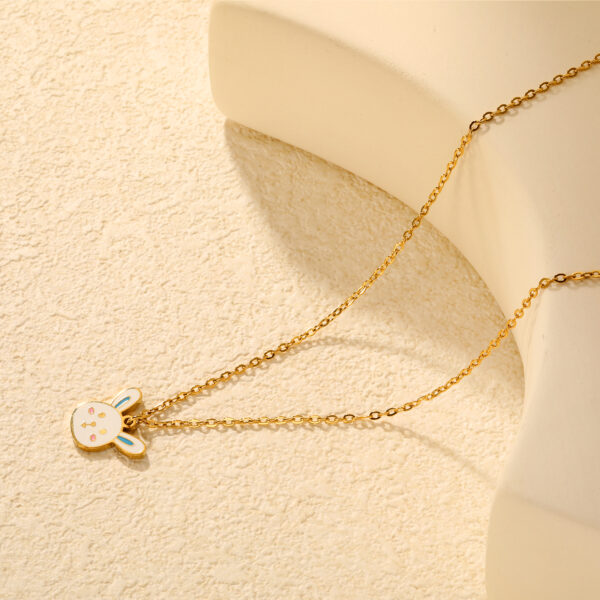 Bunny Enamel Necklace
