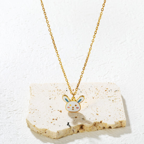 Bunny Enamel Necklace
