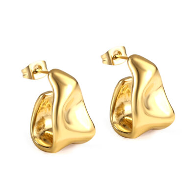Sculptural Hoop Earrings