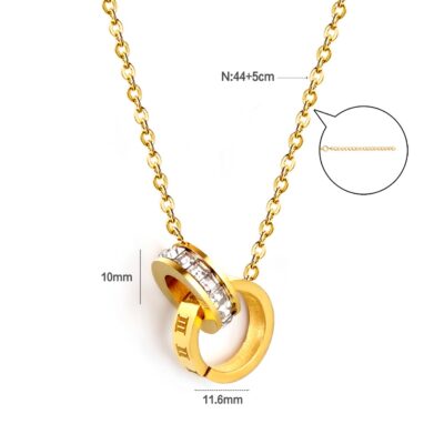 Gold Knot Pendant Necklace