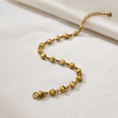 AXORA Gold beaded bracelet2 Beaded Bracelet